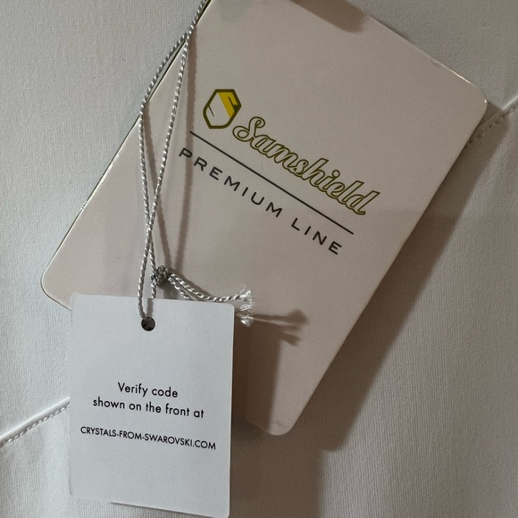 Samshield Lana Women's White Long Sleeve Riding/ Competition Shirt NEW with tags - Picture 4 of 8